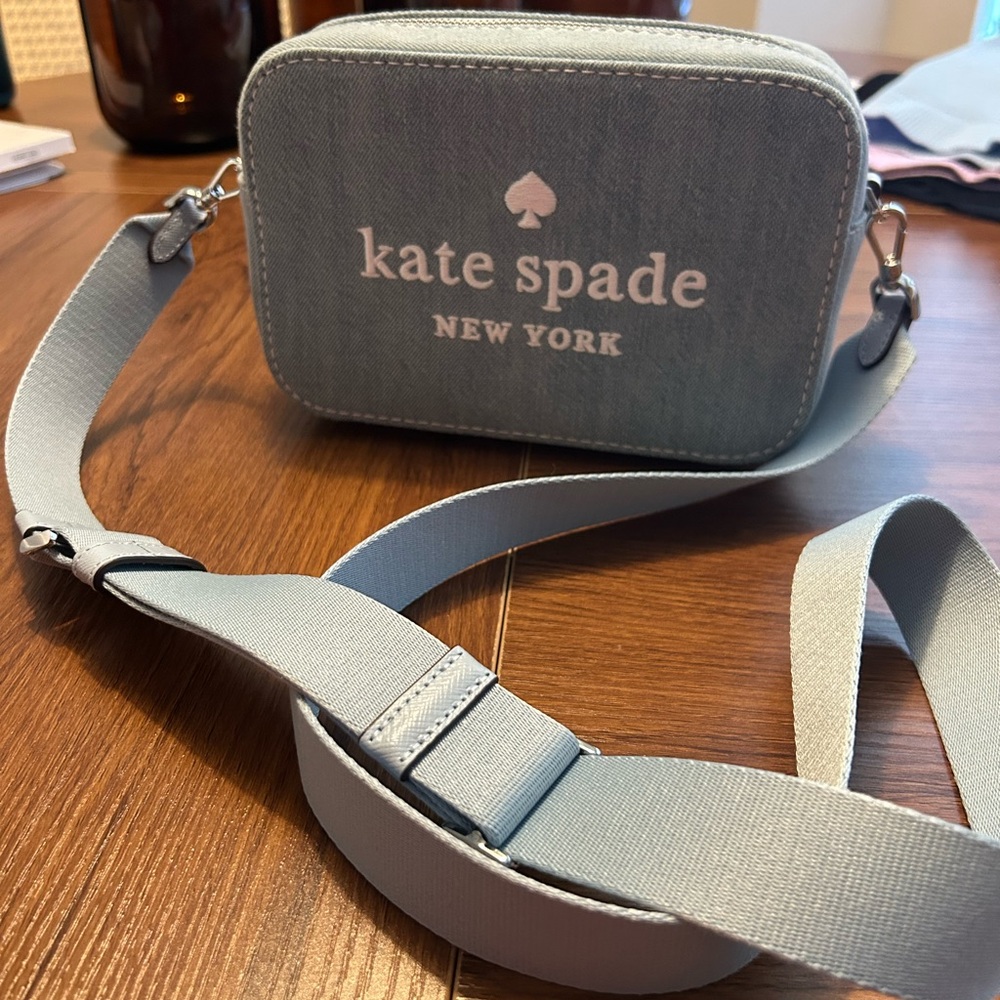 Kate Spade Light Blue Camera Bag